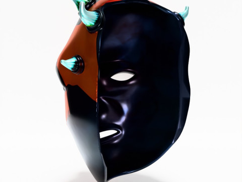 3D Printing Darth Maul Mask Horn toy Model 3D