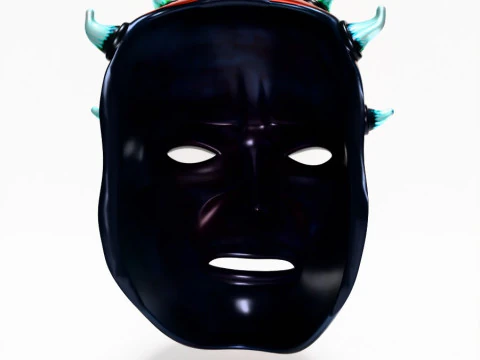 3D Printing Darth Maul Mask Horn toy 3D Model