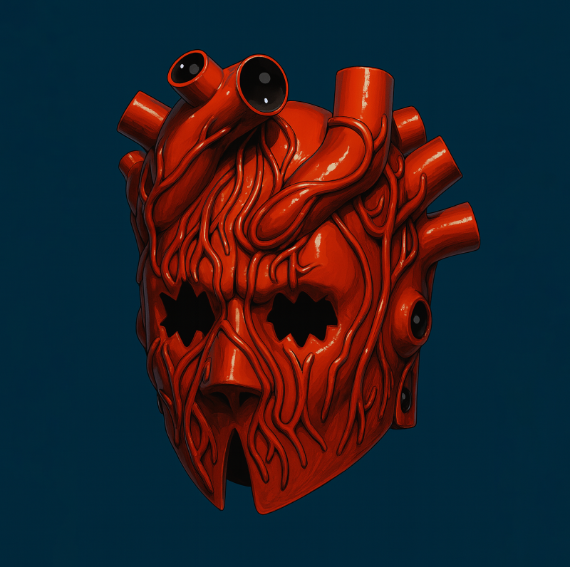 3D Printing Shin Heart Mask Anime Manga Dorohedoro toy 3D Модель .c4d .max .obj .3ds .fbx .stl .blend