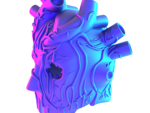 3D-Druck Shin Heart Mask Anime Manga Dorohedoro Spielzeug 3D Modell