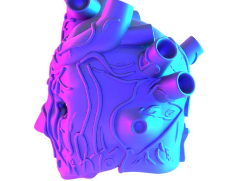 3D-Druck Shin Heart Mask Anime Manga Dorohedoro Spielzeug 3D Modell