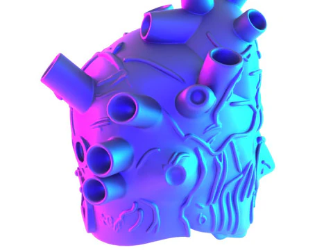 3D-Druck Shin Heart Mask Anime Manga Dorohedoro Spielzeug 3D Modell