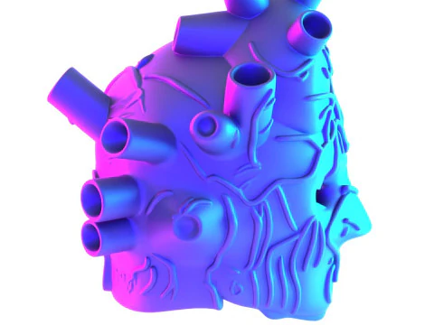 3D-Druck Shin Heart Mask Anime Manga Dorohedoro Spielzeug 3D Modell
