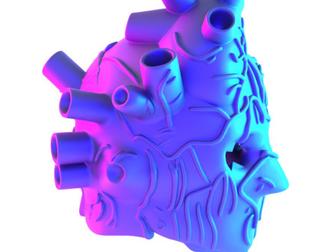 3D Printing Shin Heart Mask Anime Manga Dorohedoro toy 3D Модель
