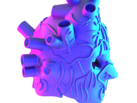 3D-Druck Shin Heart Mask Anime Manga Dorohedoro Spielzeug 3D Modell