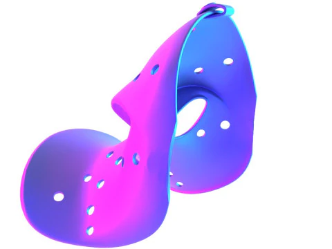 3D-printen Daffy Duck hockeymasker speelgoed 3D Model