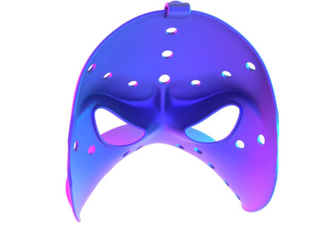 3D Printing Daffy Duck Hockey Mask toy Modelo 3D