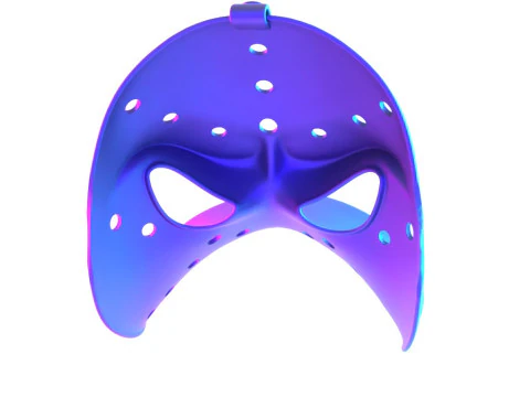 3D-printen Daffy Duck hockeymasker speelgoed 3D Model