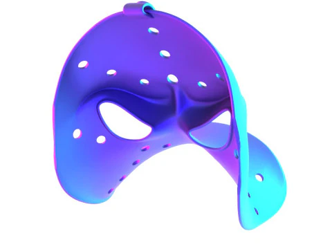 3D-printen Daffy Duck hockeymasker speelgoed 3D Model