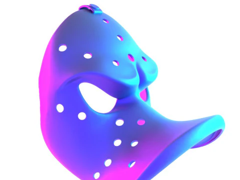 3D-printen Daffy Duck hockeymasker speelgoed 3D Model