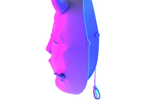 3D打印日本鬼咒美人般若妖怪日本玩具 3D 模型