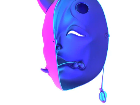 3D打印日本鬼咒美人般若妖怪日本玩具 3D 模型