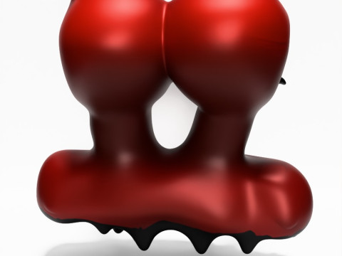 3D Printing Japanese Oni Twins Black Tongue Nipponese drip toy 3D मॉडल