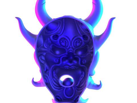 3D Printing Japanese Oni Yokai Irezumi Ceremonial Divine Nipponese toy 3D Modell