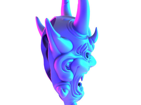 3D Printing Japanese Oni Yokai Irezumi Ceremonial Divine Nipponese toy 3D Modell