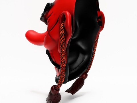 3D Printing Japanese Red God Tengu Nipponese toy 3D Model