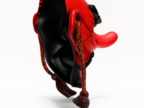 3D Printing Japanese Red God Tengu Nipponese toy 3D Model