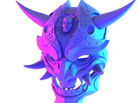 3D Printing Japanese Golden Oni Nipponese toy 3D 模型