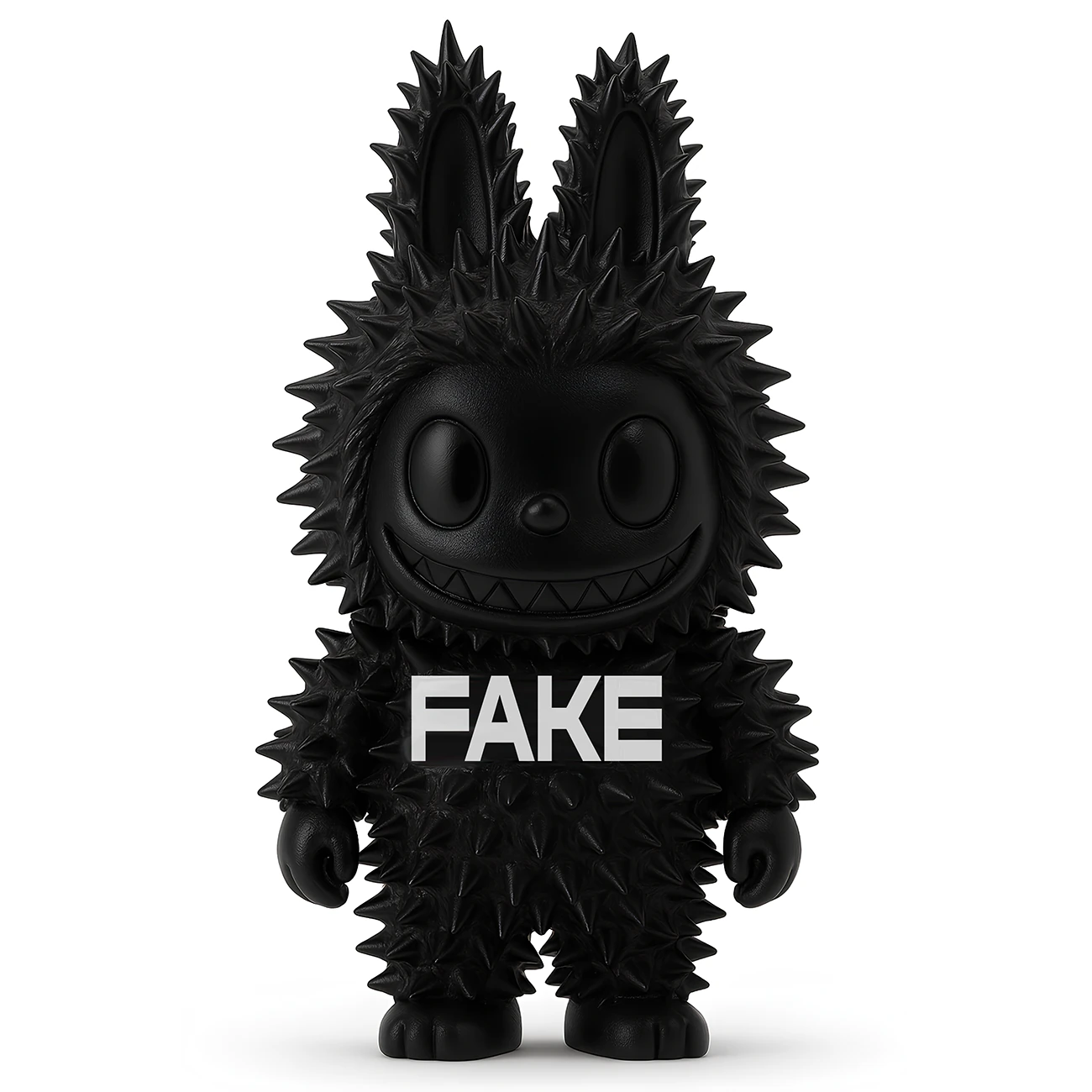 3D Printing Black Labubu FAKE Punk Grunge Thorn The Monsters toy 3D Model .c4d .max .obj .3ds .fbx .stl .blend 