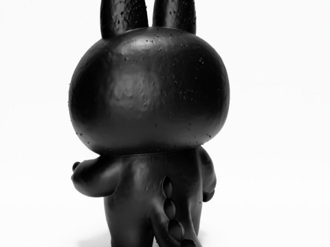 3D Printing Black Zimomo Tail The Monsters toy 3D Model