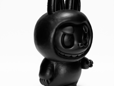 3D Printing Black Zimomo Tail The Monsters toy 3D Model