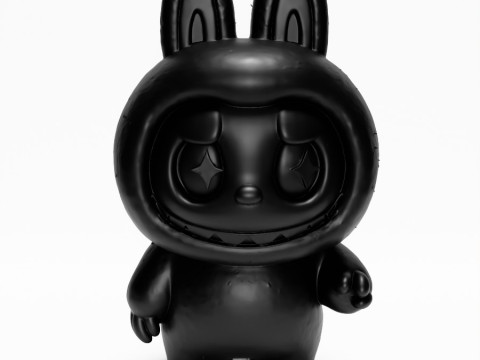 3D Printing Black Zimomo Tail The Monsters toy 3D Model