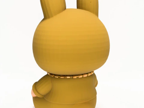 3D Printing Sacai Sit LabubuThe Monsters toy 3D Model
