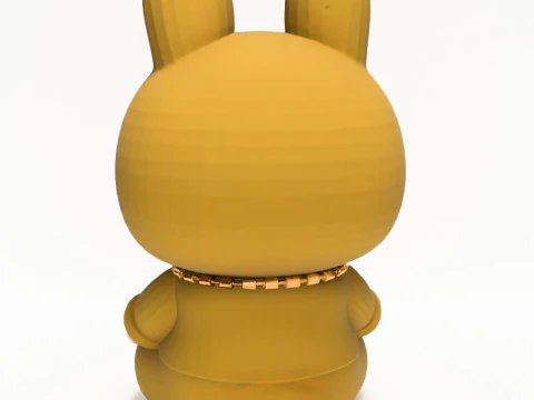 3D Printing Sacai Sit LabubuThe Monsters toy 3D Model