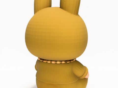 3D Printing Sacai Sit LabubuThe Monsters toy 3D 模型