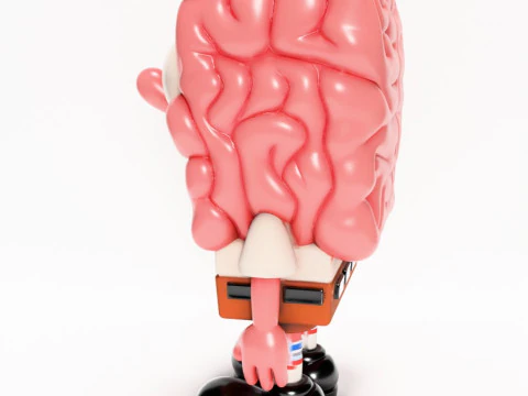 3D Printing SpongeBob SquarePants Slime Brain toy 3D Model