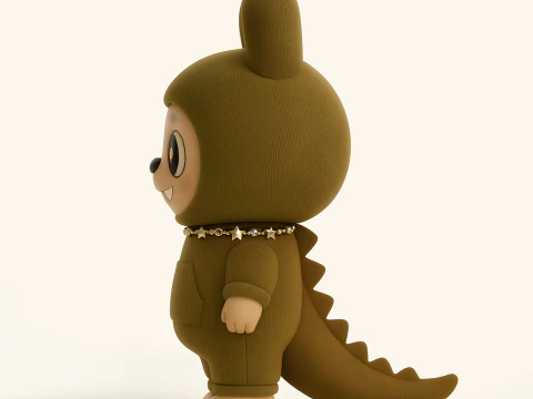 Impress&atilde;o 3D Brinquedo Sacai Zimomo Tail The Monsters Modelo 3D