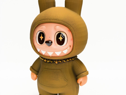 3D Printing Sacai Zimomo Tail The Monsters toy 3D Model