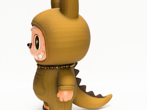 3D Printing Sacai Zimomo Tail The Monsters toy 3D Model