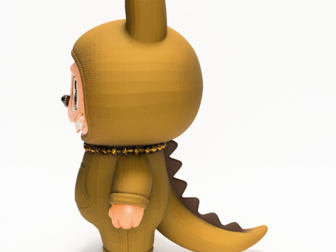 3D Printing Sacai Zimomo Tail The Monsters toy 3D Model