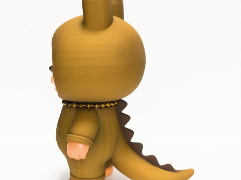 3D Printing Sacai Zimomo Tail The Monsters toy 3D Model