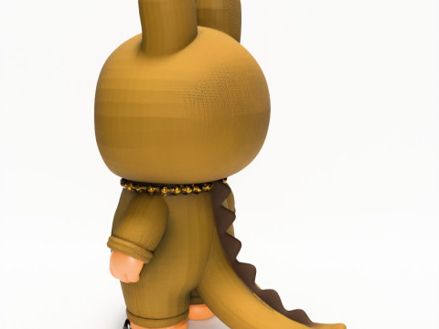 3D Printing Sacai Zimomo Tail The Monsters toy 3D Model