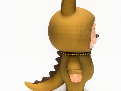 3D Printing Sacai Zimomo Tail The Monsters toy 3D Model