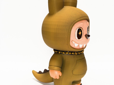 3D Printing Sacai Zimomo Tail The Monsters toy 3D Model