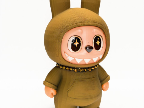 3D Printing Sacai Zimomo Tail The Monsters toy 3D Model