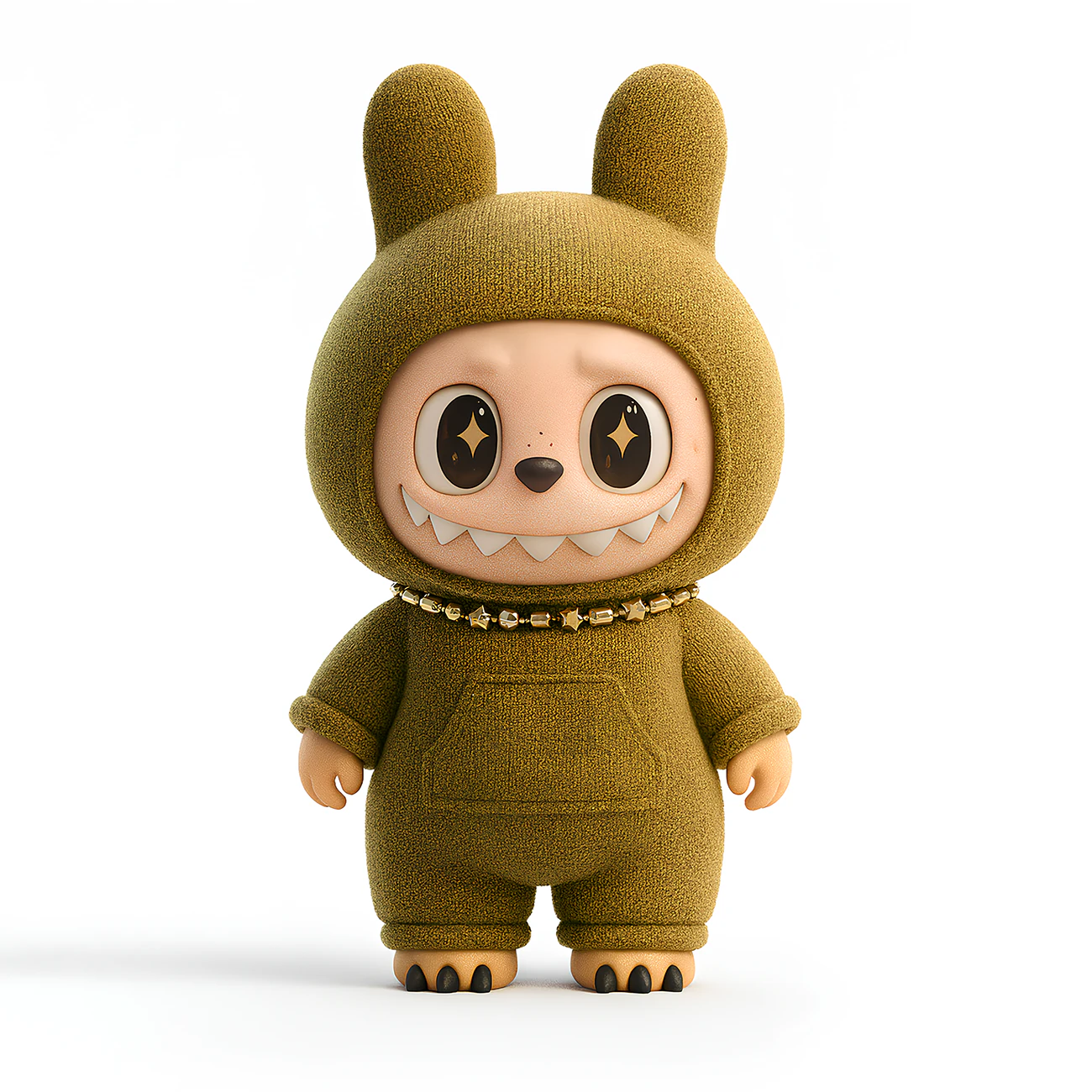 3D Printing Sacai Labubu The Monsters toy 3D Model .c4d .max .obj .3ds .fbx .stl .blend 