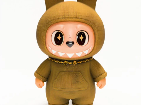 3D Printing Sacai Labubu The Monsters toy 3D Model