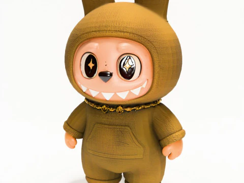 3D Printing Sacai Labubu The Monsters toy 3D Model