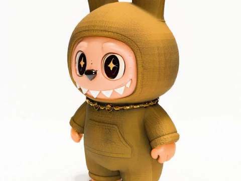 3D Printing Sacai Labubu The Monsters toy 3D Model