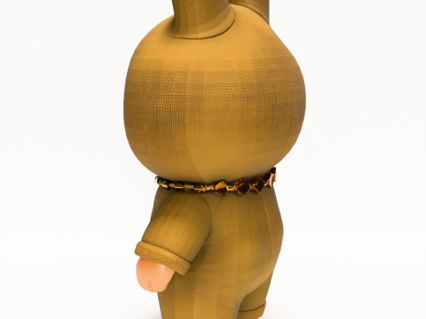 3D Printing Sacai Labubu The Monsters toy 3D 模型