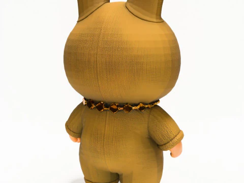 3D Printing Sacai Labubu The Monsters toy 3D Model
