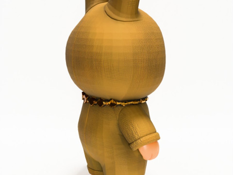 3D Printing Sacai Labubu The Monsters toy 3D 模型