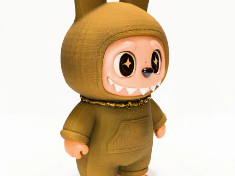 3D Printing Sacai Labubu The Monsters toy 3D Model