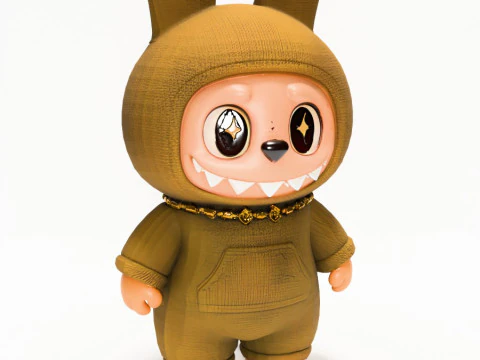 3D Printing Sacai Labubu The Monsters toy 3D Model