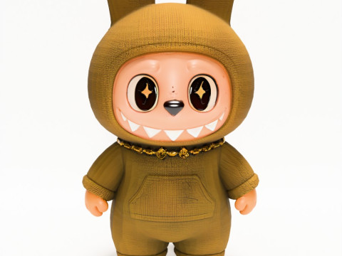 3D Printing Sacai Labubu The Monsters toy 3D 模型