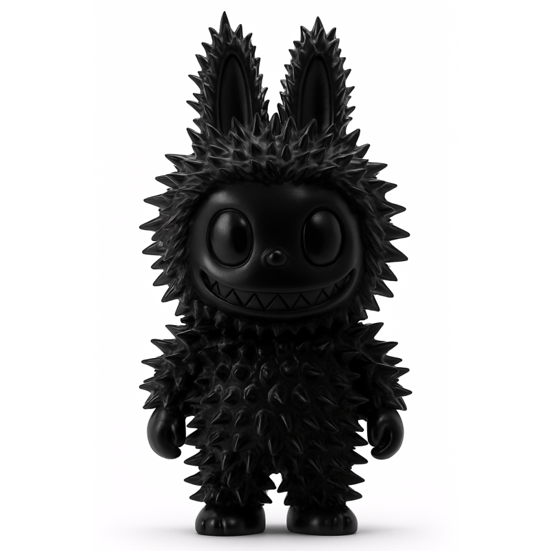 3D Printing Black Labubu Punk Grunge Thorn The Monsters toy 3D Модель .c4d .max .obj .3ds .fbx .stl .blend 